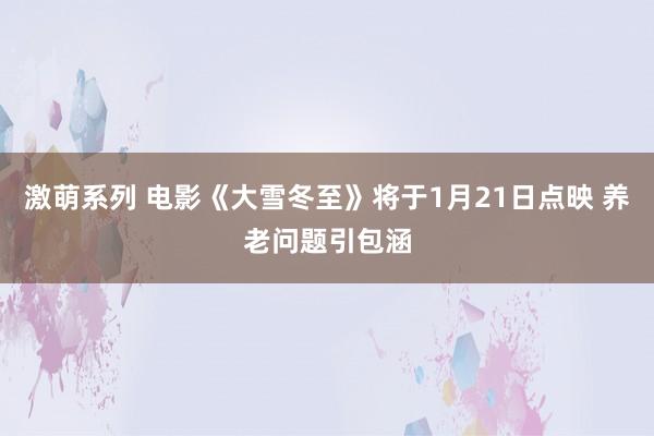 激萌系列 电影《大雪冬至》将于1月21日点映 养老问题引包涵